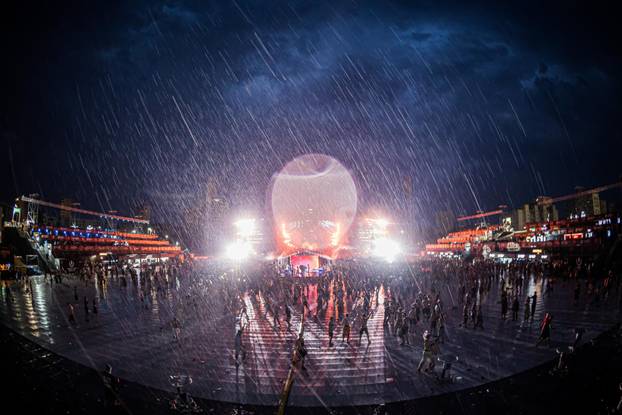 Split: Kiša na završetku Ultra festivala