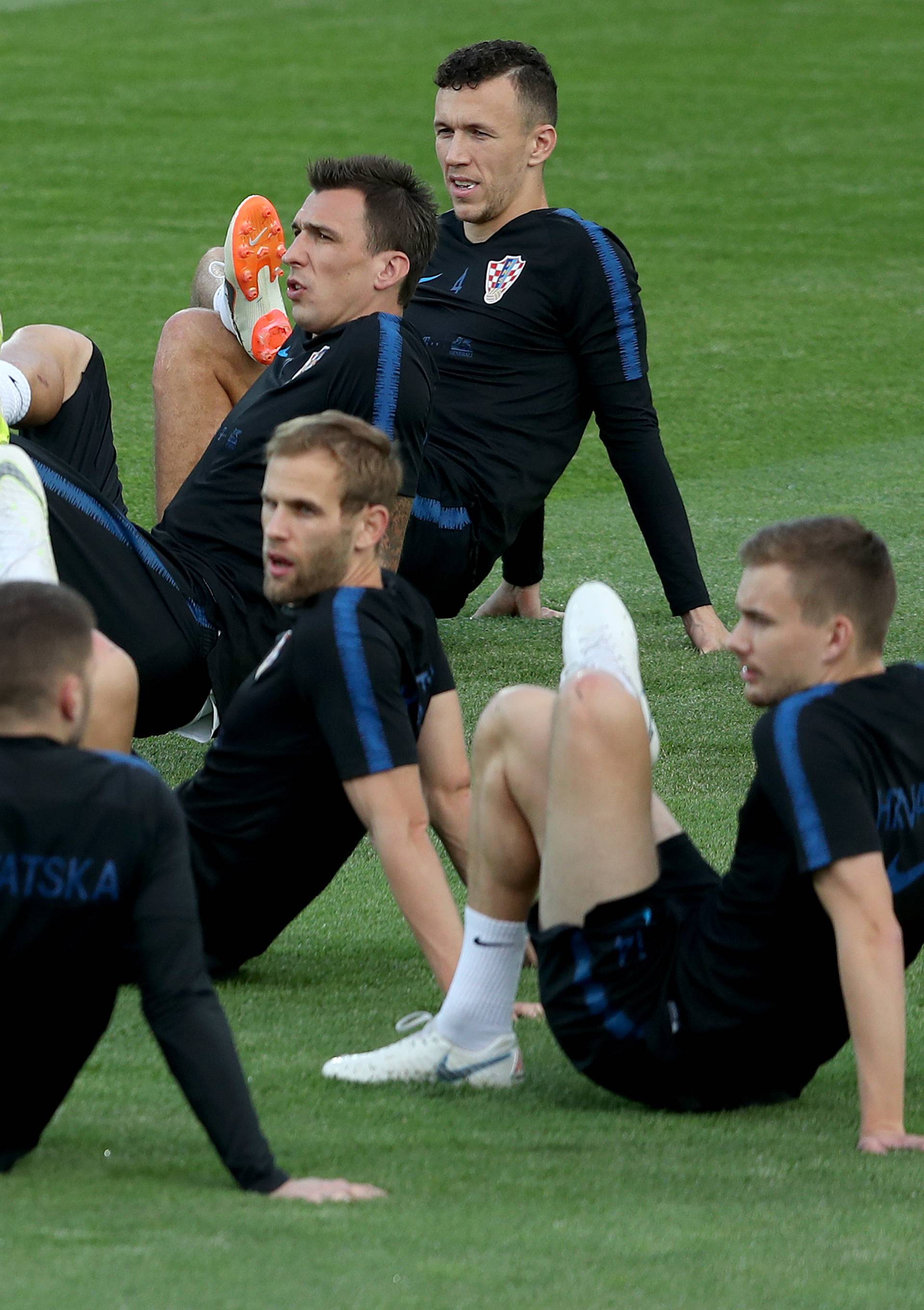 Moskva: Trening hrvatske nogometne reprezentacije