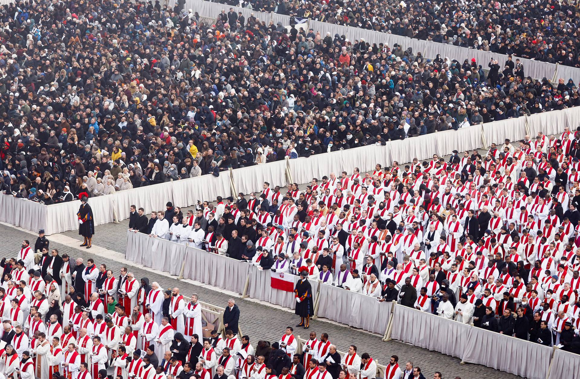 Funeral of former Pope Benedict at the Vatican