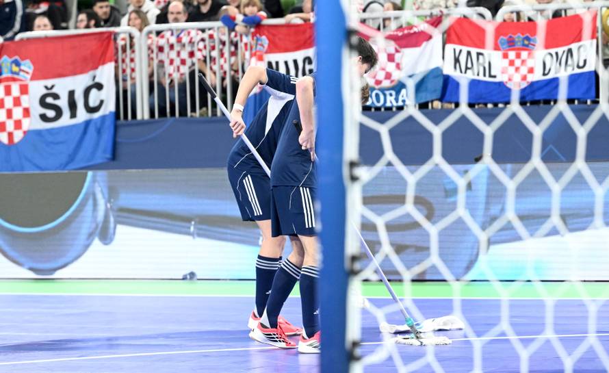 Susret Hrvatske i Španjolske u polufinalu Europskog prvenstva u futsalu