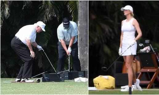 Penzionerski dani Trumpovih na Floridi: Donald konstantno igra golf, a pridružila mu se i Ivanka