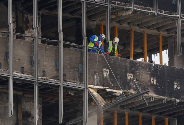Zagreb: Nastavlja je rušenje zgrade Vjesnika