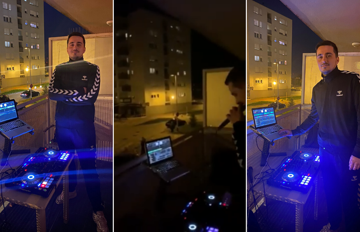 DJ s balkona puštao 'Poljubi zemlju': Cijeli kvart je pjevao