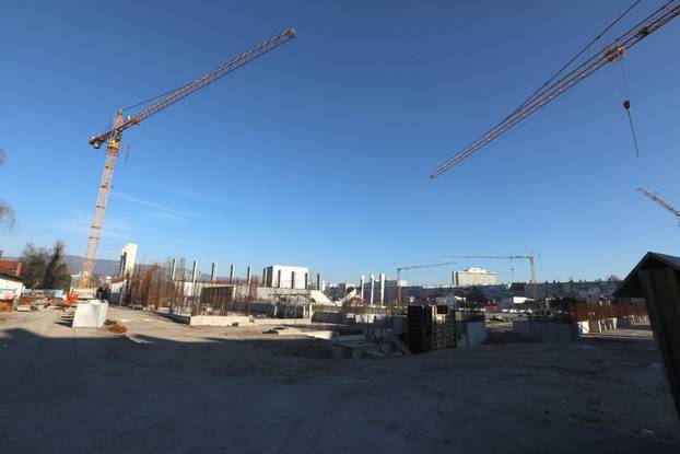 Zagreb: Napreduju radovi na izgradnji stadiona u Kranjčevićevoj