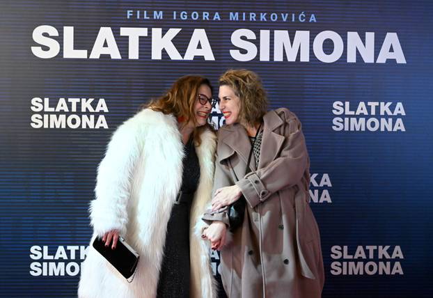 Zagreb: Dolazak poznatih na premijeru filma "Slatka Simona"