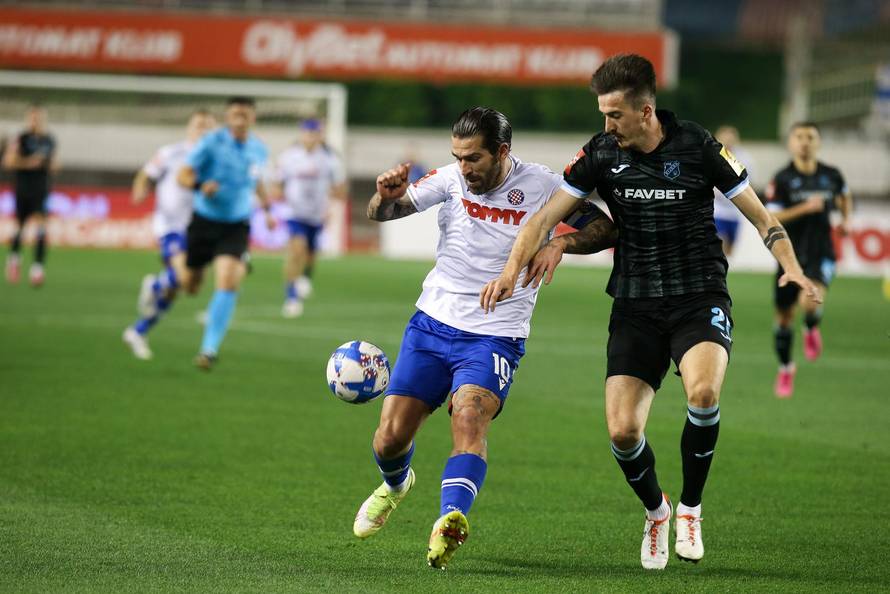 Split: Hajduk i Rijeka susreli se u utakmici 20. kola HNL-a 