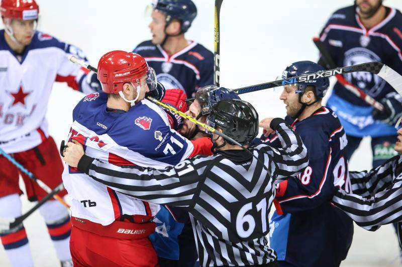 KHL Medvescak - CSKA Moskva