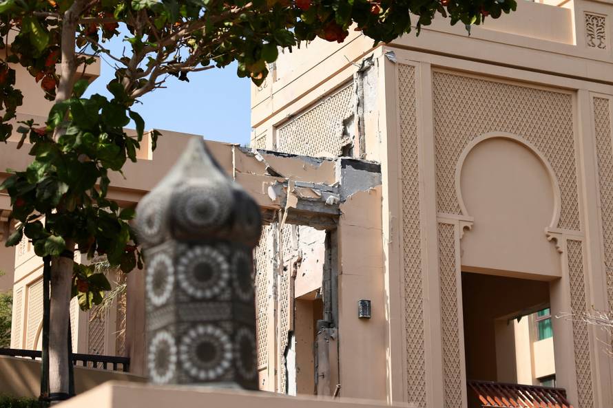 Iranian attack, following United States and Israel strikes on Iran, in Dubai