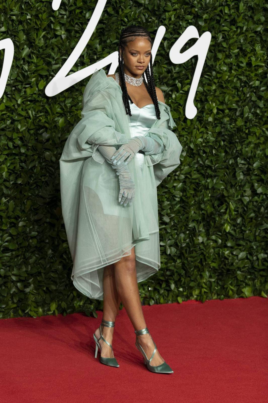 Rihanna attends The Fashion Awards 2019 at The Royal Albert Hall. London, UK. 02/12/2019