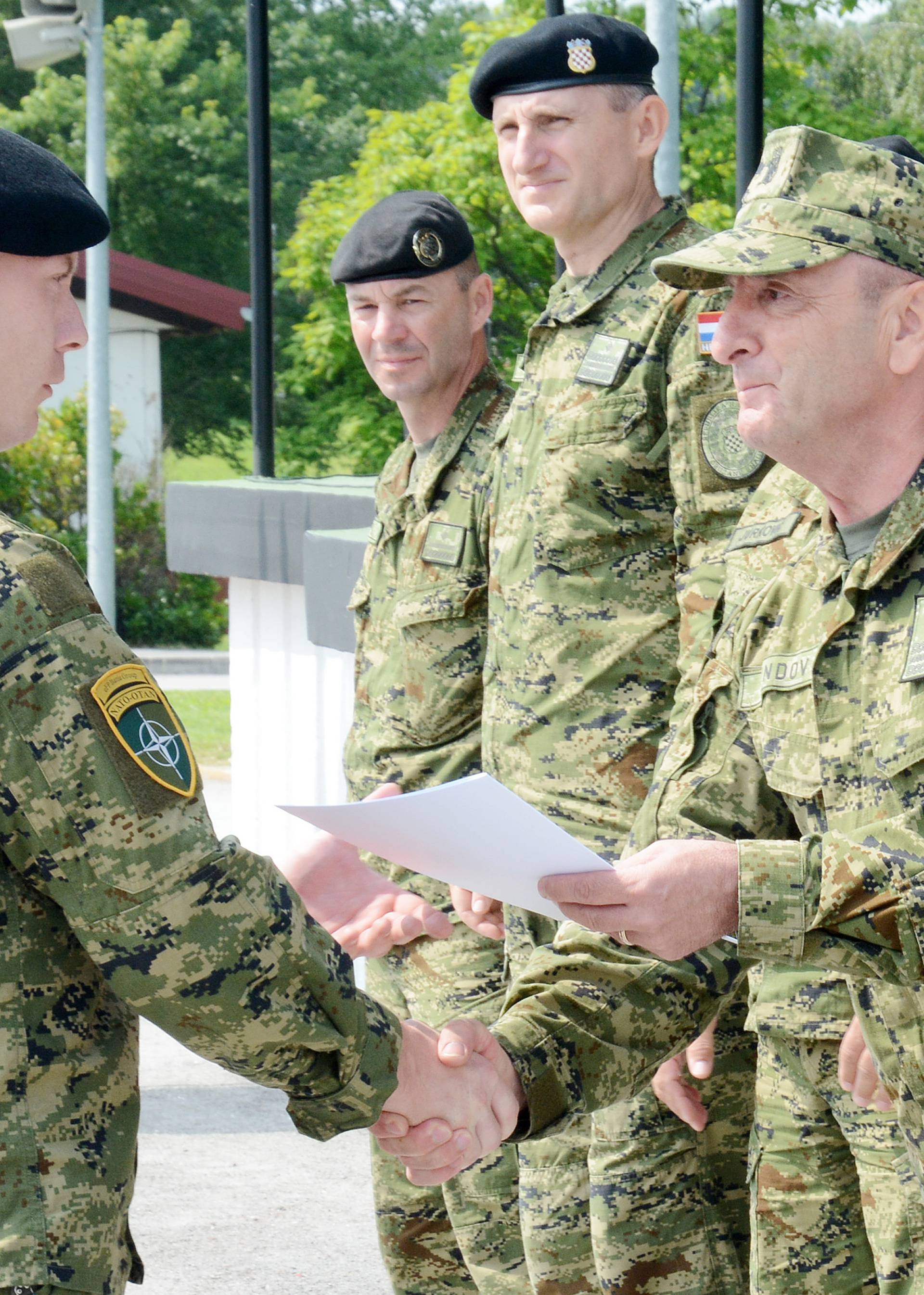 Petrinja: DoÄek 1. hrvatskog kontingenta NATO aktivnosti ojaÄane prednje prisutnosti u Republici Litvi