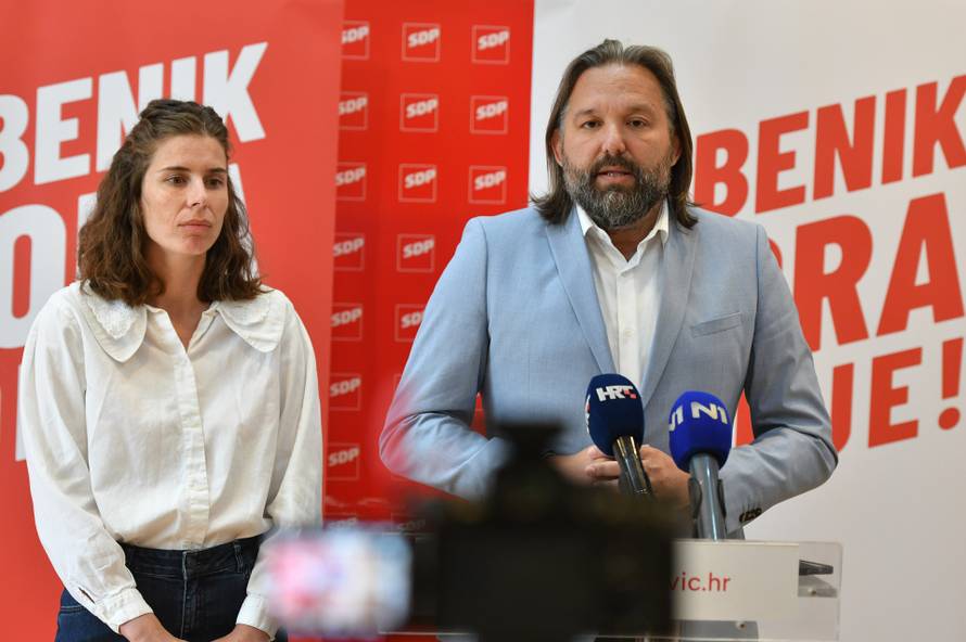 Šibenik: Konferencija za medije SDP-ovog kandidata za gradona?elnika, Ton?ija Restovi?a