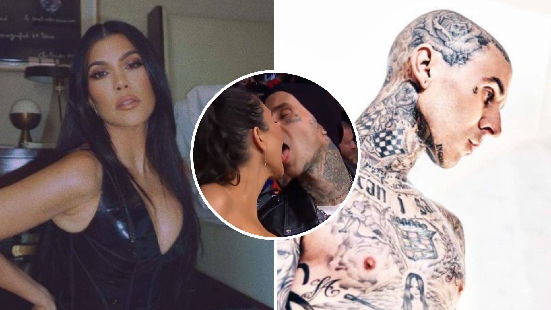 Kourtney Kardashian i Travis izmjenjivali strasti pred svima na meču, a gledatelji se zgražali