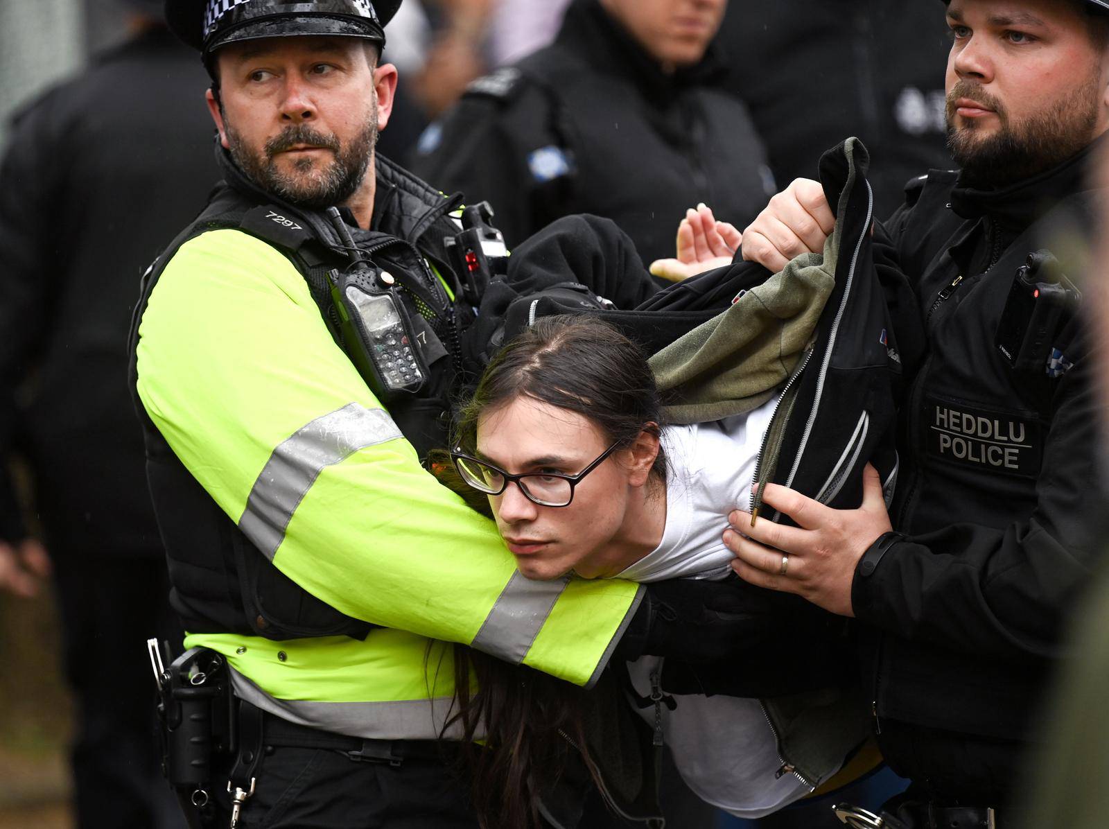 London: Uhi?enja prosvjednika uo?i po?etka krunidbe Charlesa III