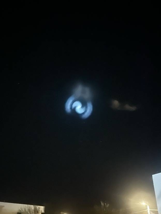 100 slika spiralnog fenomena na nebu koji je šokirao Hrvate