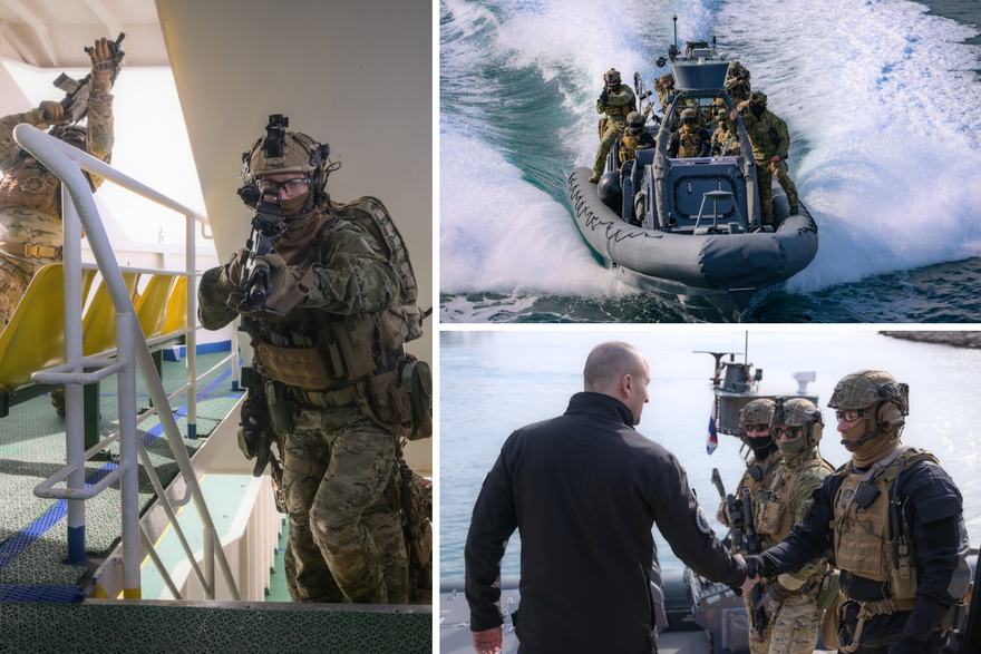 Hrvatske specijalne snage i NATO partner provele vježbu zauzimanja civilnog broda