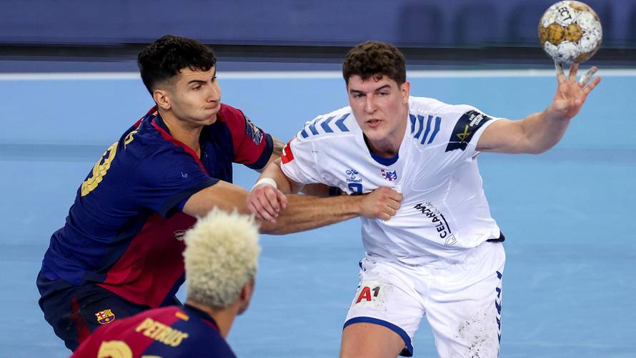 Susret 5. kola Lige prvaka između rukometaša Zagreba i Barce