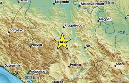 Potres od 4 Richtera pogodio je Srbiju: 'Dobro je zatreslo sve'