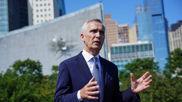 Reuters interview with NATO Secretary General Jens Stoltenberg at the 78th United Nations General Assembly