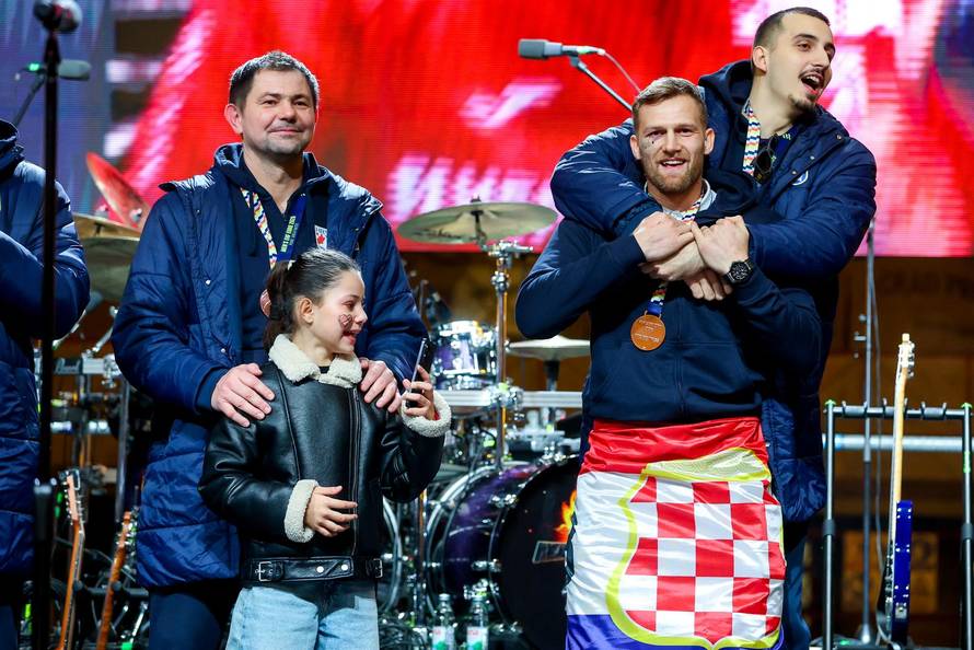 Zagreb: Svečani doček rukometnih reprezentativaca nakon osvojene bronce na Europskom prvenstvu