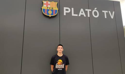 Odlikaš Borna (15) iz Križevaca otišao na probu u Barcelonu