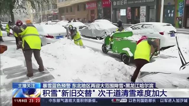 Unseasonal blizzards hit China's northeast