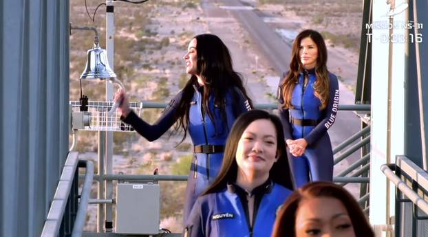 Katy Perry leads all-woman space trip crew for Blue Origin