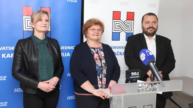 Karlovac: Konferencija za medije HDZ-a