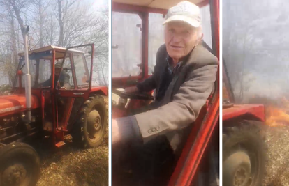 Na traktor vezao gumu i palio livadu: Ide mu kaznena prijava