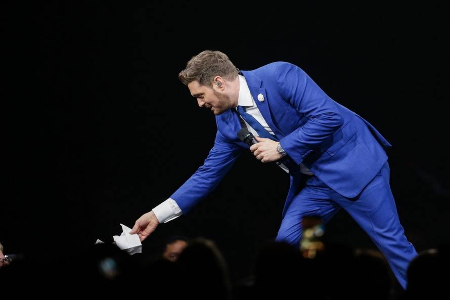 Bublé nastupio u Areni: 'Hvala što ste došli, ja sam poluhrvat'