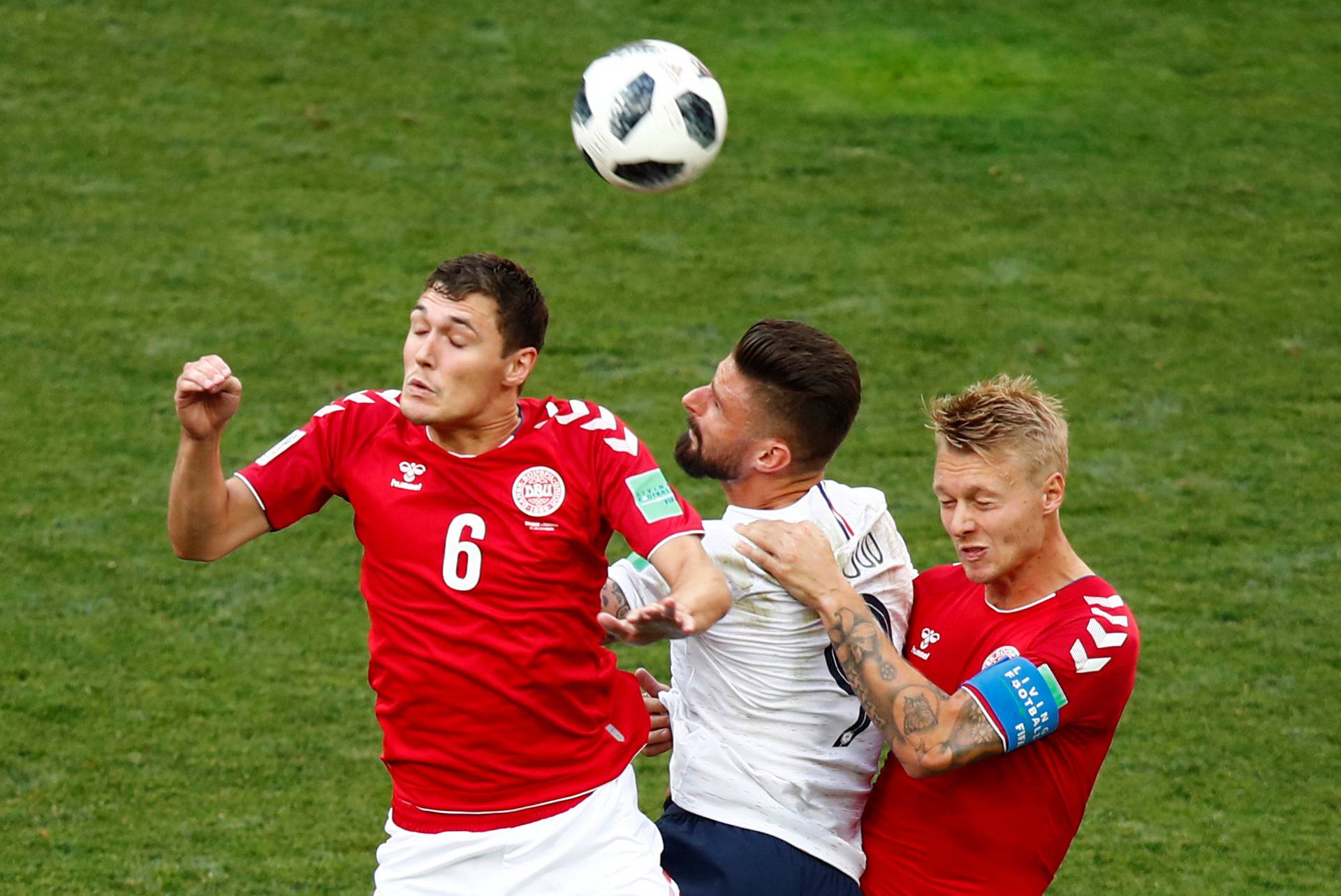 World Cup - Group C - Denmark vs France