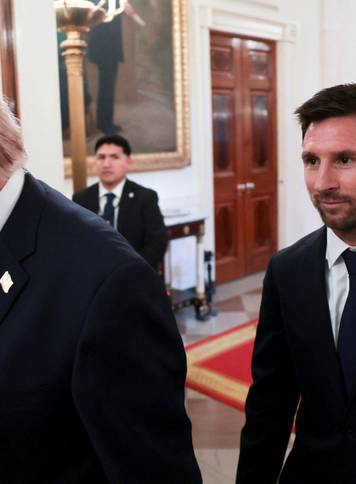 U.S. President Donald Trump honors reigning MLS champion Inter Miami CF players and team officials in Washington