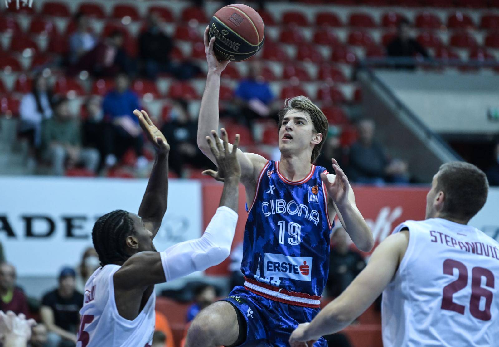 Zagreb: Utakmica 9. kolo ABA lige, KK Cibona - FMP Meridian