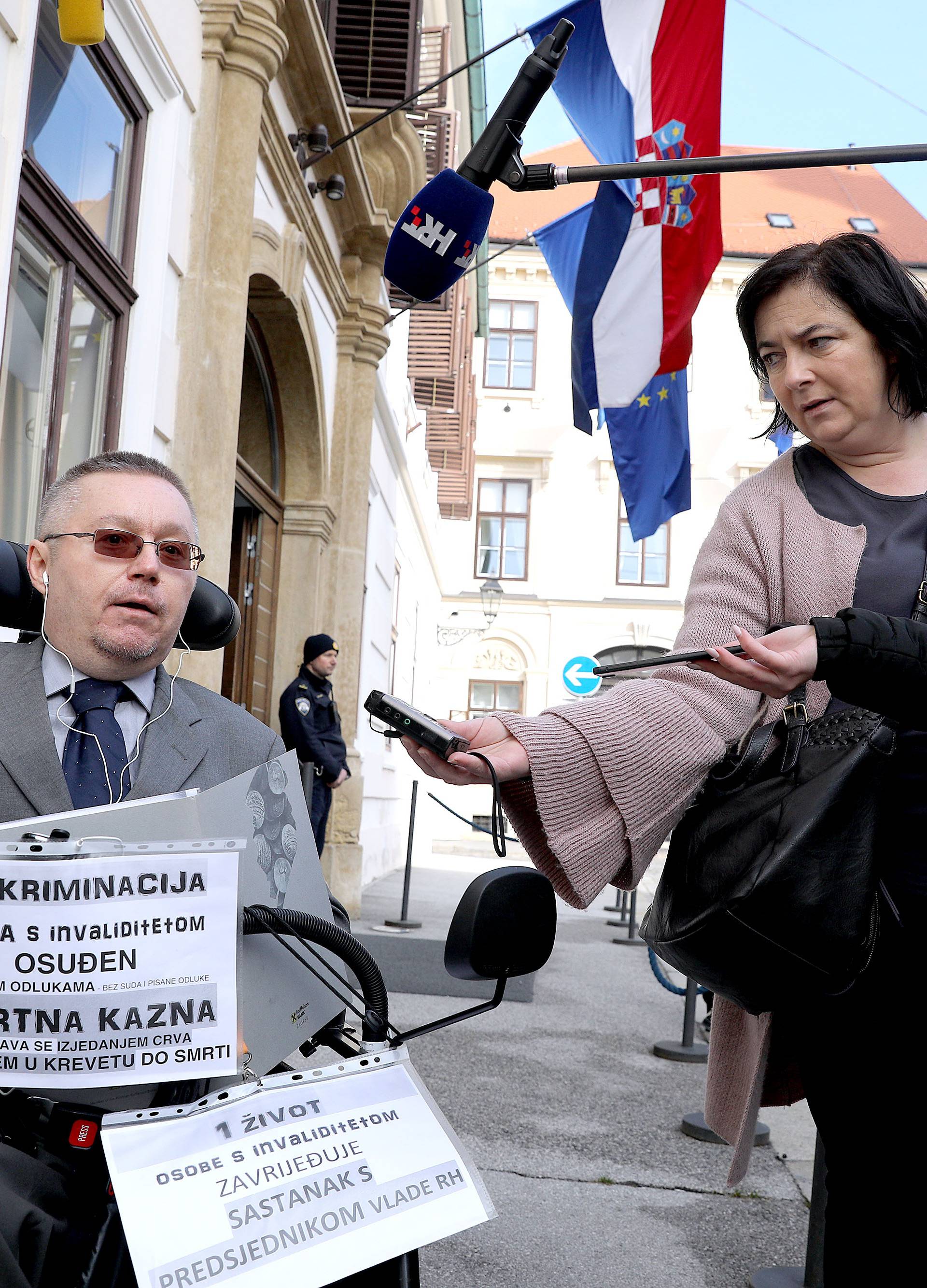 Murganić je obećala invalidu rješavanje njegovog problema