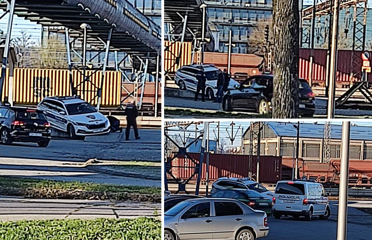 Ups! Policajci u službenom autu zaglavili na pruzi u Sl. Brodu: 'Brzo su oni to uspjeli riješiti'