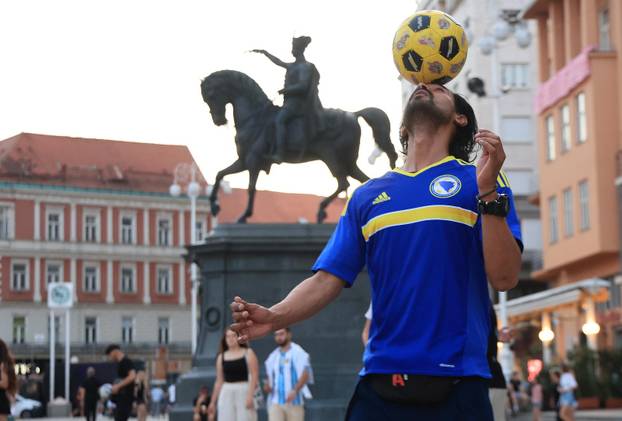 Zagreb: Praćenje utakmice između BiH i Švicarske