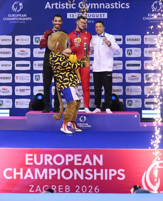 Zagreb: Illia Kovtun osvojio zlato u ručama na Europskom prvenstvu u gimnastici 2026.