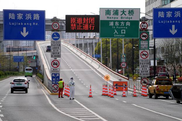 FILE PHOTO: COVID-19 lockdown in Shanghai