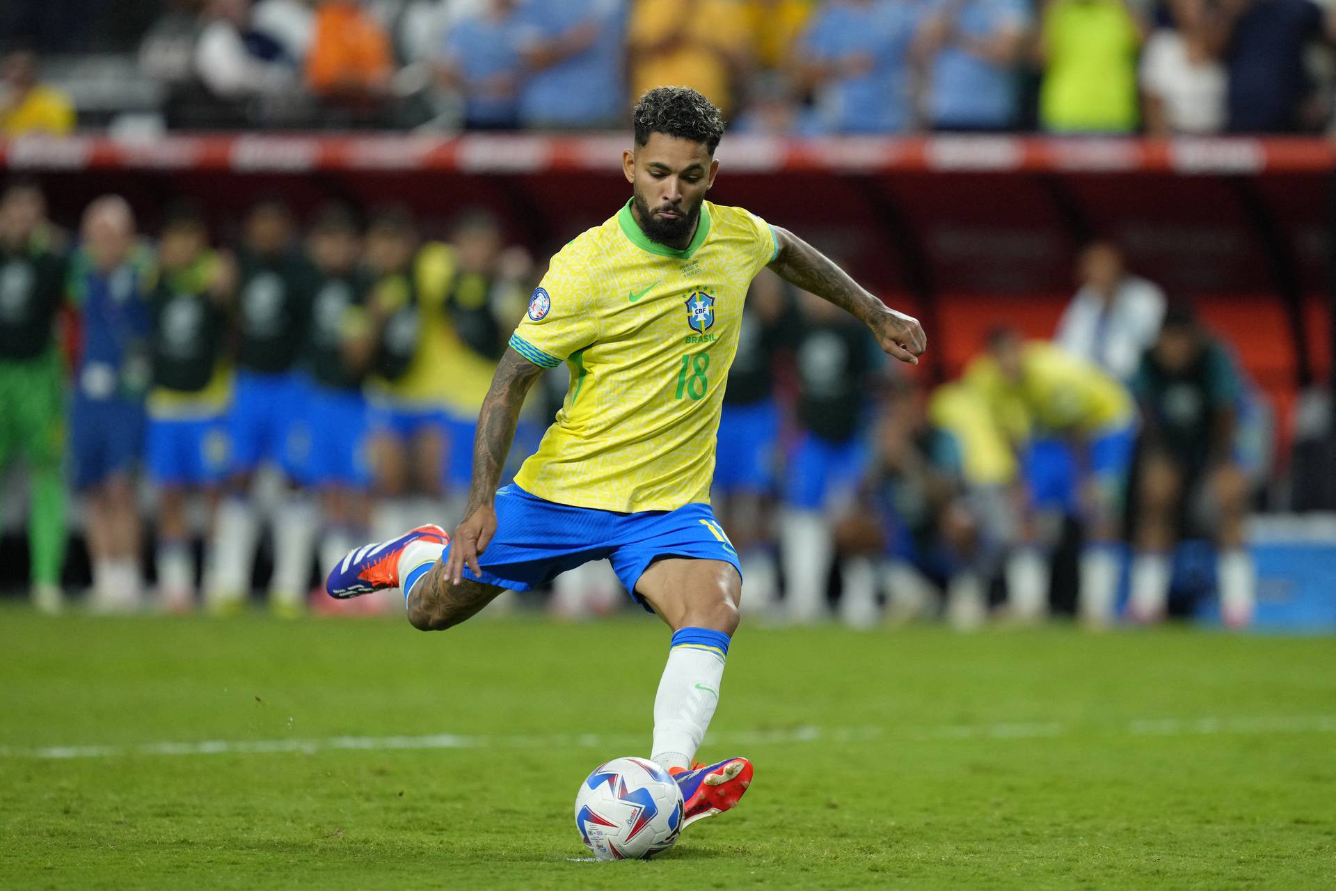 Soccer: Copa America-Quarterfinal-Uruguay vs Brazil