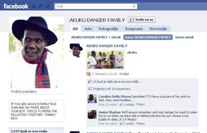 Rodbina pokojnog Akukua ima svoju stranicu na Facebooku 