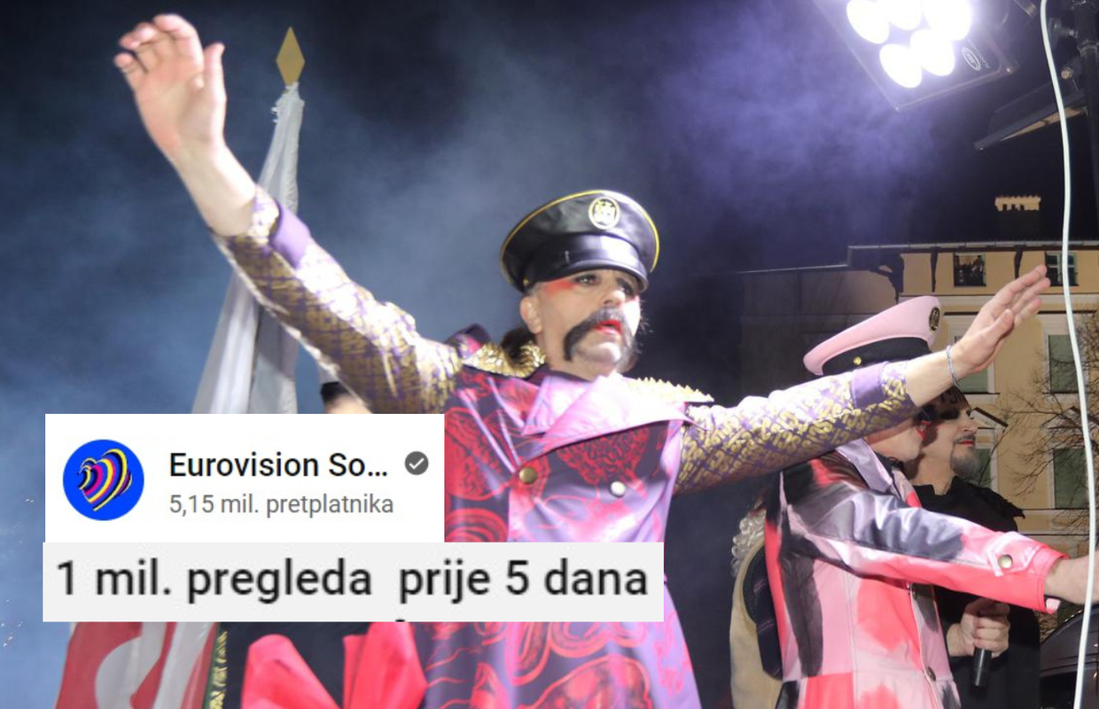 ŠČovječe kakav uspjeh! Pjesma Leta 3 na službenom Eurosong kanalu pregledana milijun puta