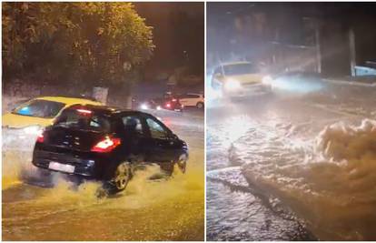 VIDEO Posljedice nevremena u Rijeci: 'Kiša izbila šahtove, ljudi zvali i zbog poplavljenih kuća'