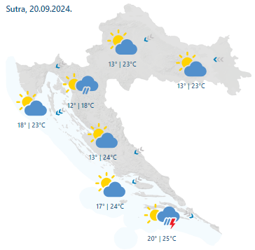 Pljusak, grmljavina i ponešto sunca: Izdali meteoalarm za dio zemlje, evo kakav će biti vikend