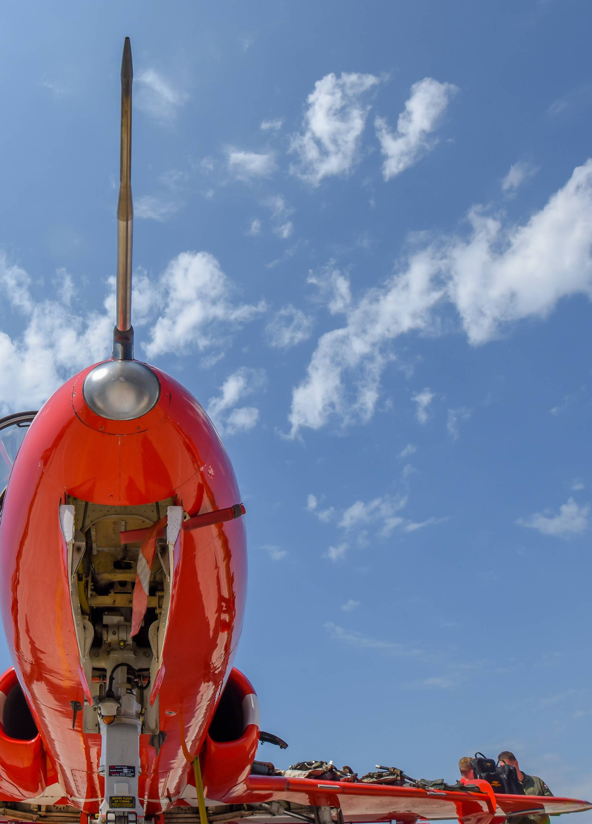 Kraljevska grupa Red Arrows posjetila je naša Krila Oluje