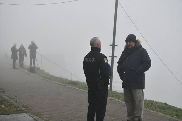 MJESTO UŽASA Ovdje se čamac prevrnuo u Slavonskom Brodu. Najmanje dva migranta mrtva