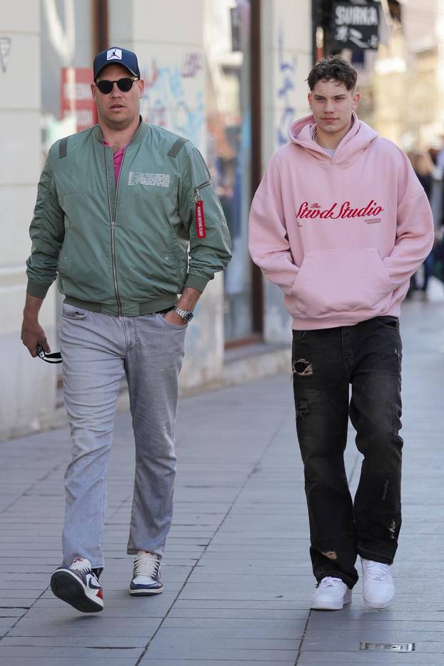 Zagreb: Nikola i Toni Garma prošetali gradom