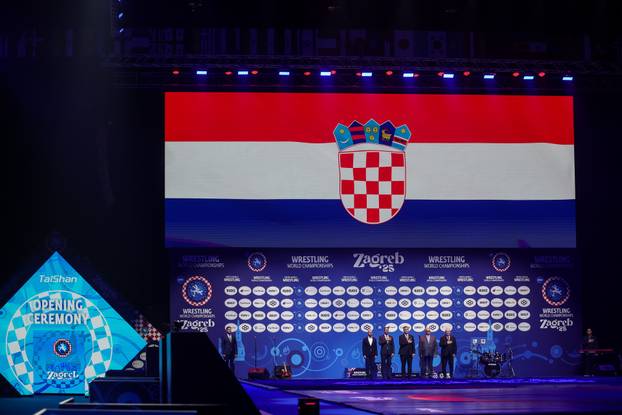 Zagreb: Otvorenje Svjetskog seniorskog prvenstva u hrvanju