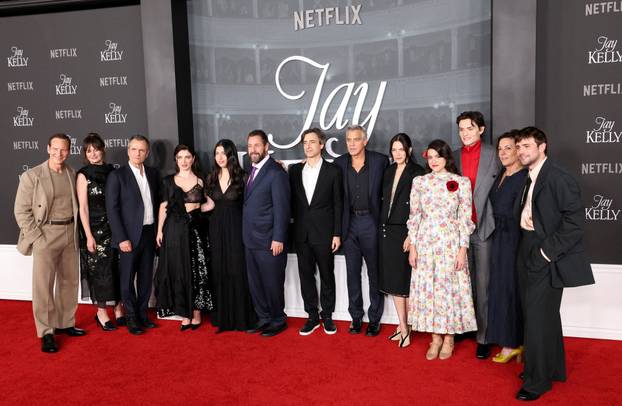 A premiere for the film Jay Kelly in Los Angeles