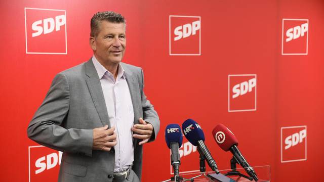 Zagreb: Marino Percan predstavio je svoju kandidaturu za predsjednika SDP-a