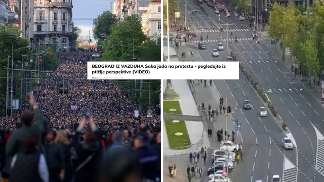 Pogledajte histeriju Vučićevih medija: Svim silama trude se umanjiti broj prosvjednika