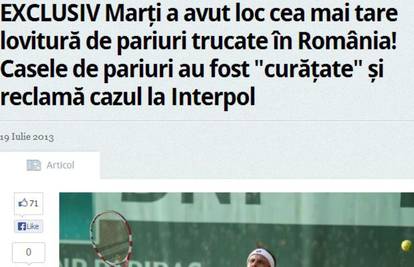 Hrvatski tenisači pod sumnjom u namještanje mečeva u utorak